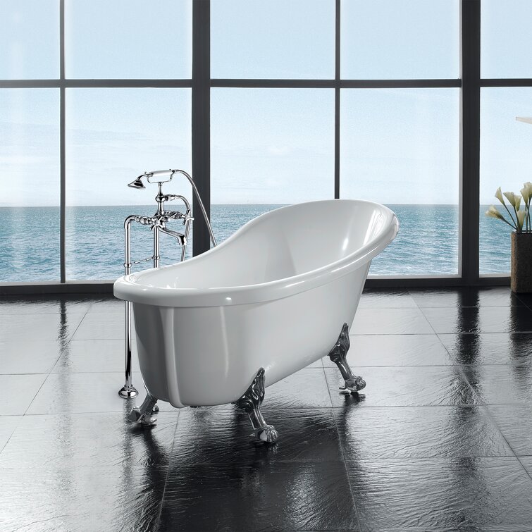 Freestanding clawfoot clearance tub